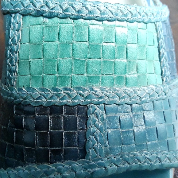 Trotters Leather Sling-back Sandal in Powder Blue - Picture 12 of 12